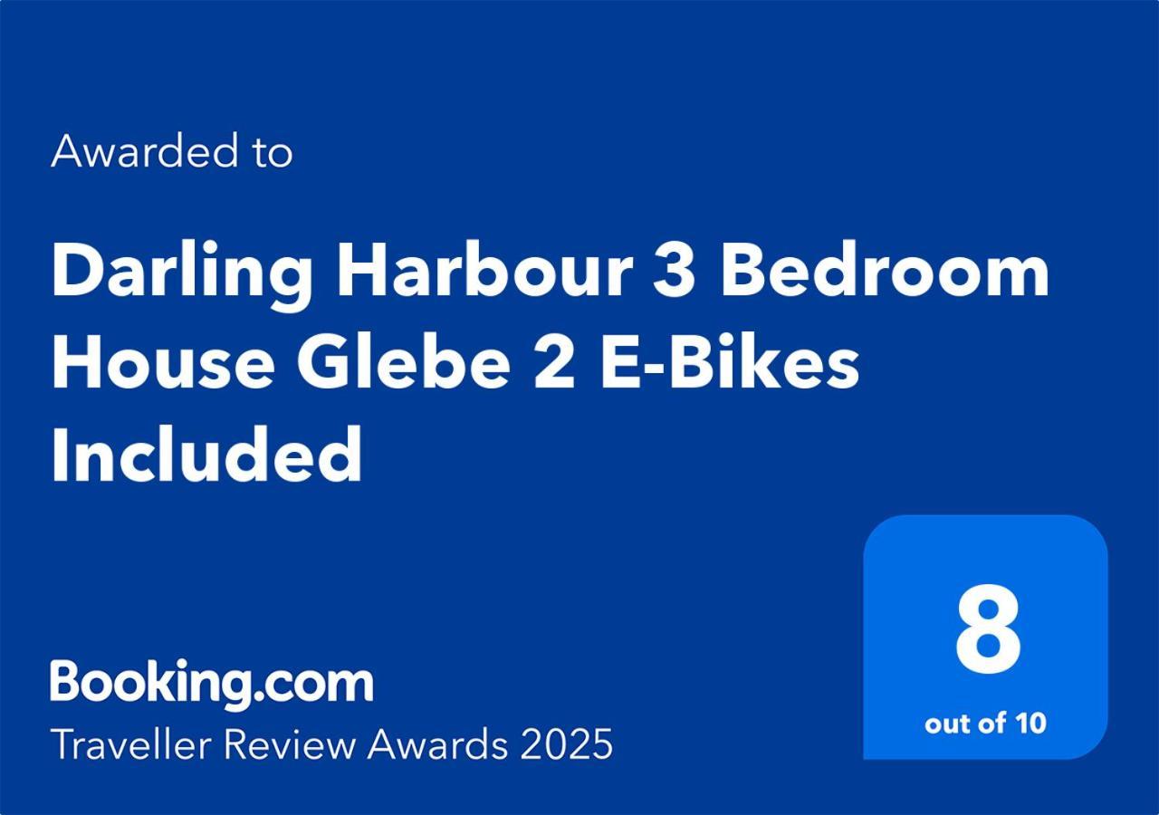 Darling Harbour 3 Bedroom House Glebe 2 E-Bikes Included Sydney Exterior foto